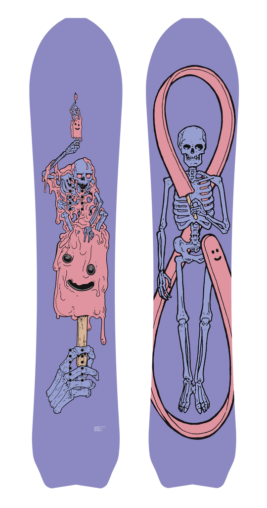 2023 2024 Super Happytime Death Machine Snowboard Popsickle 157cm