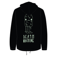 Hooded Oops All Death Machine Coaches Jacket-GLOW IN THE DARK