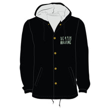 Hooded Oops All Death Machine Coaches Jacket-GLOW IN THE DARK