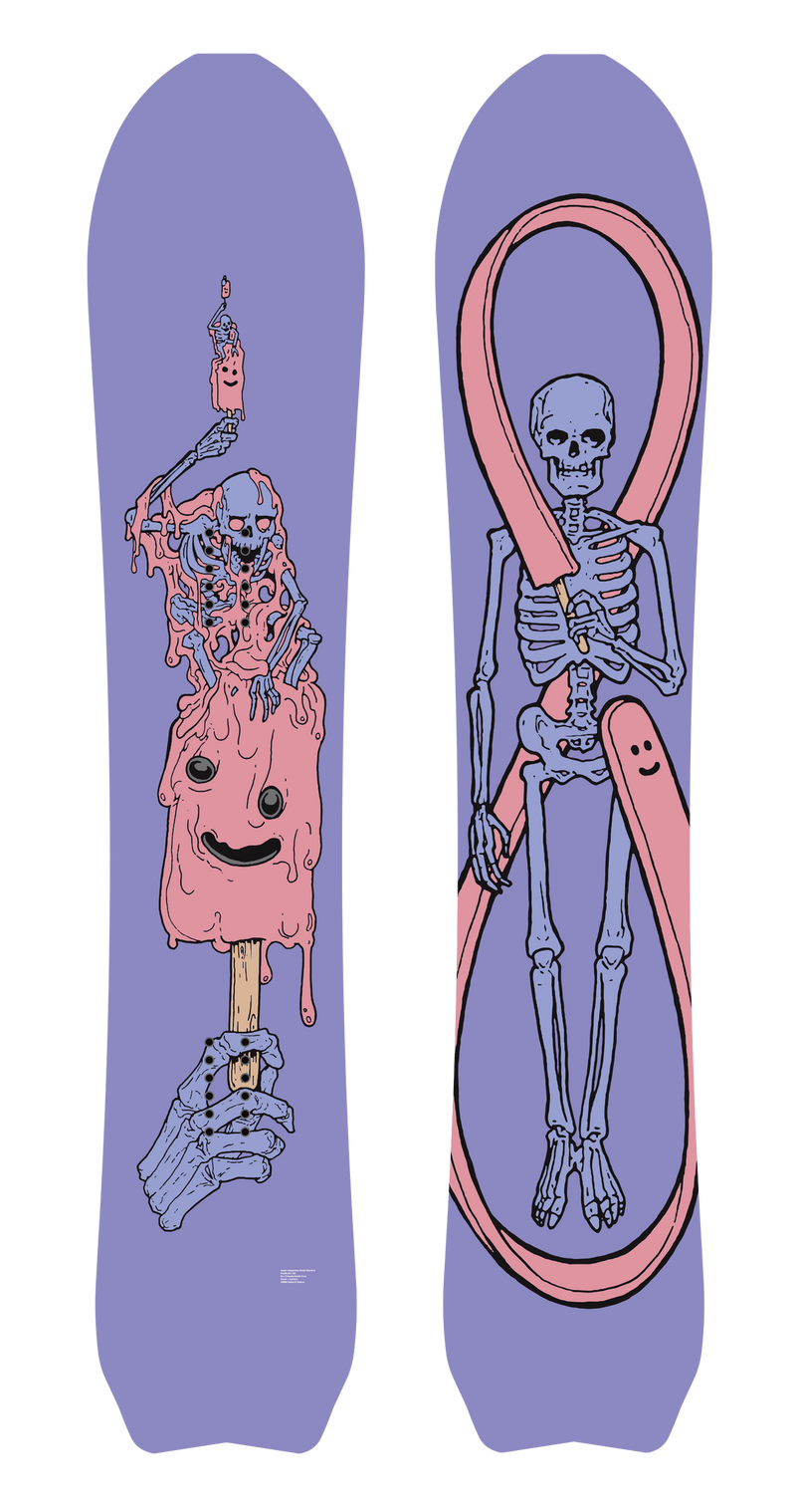 2023 2024 Super Happytime Death Machine Snowboard Popsickle 157cm